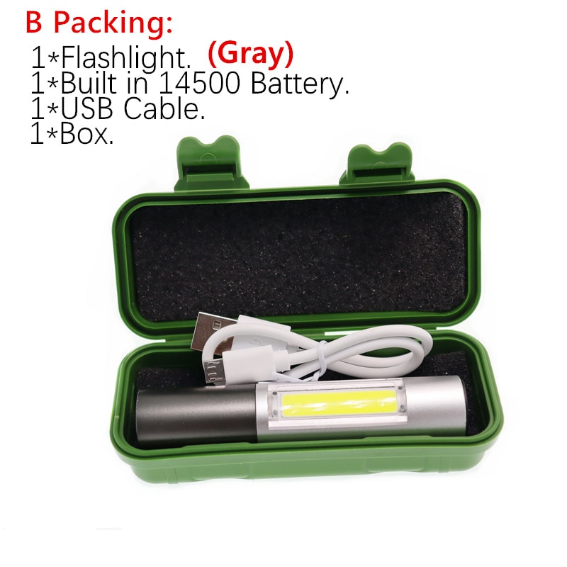USB Rechargeable Flashlight Mini Device