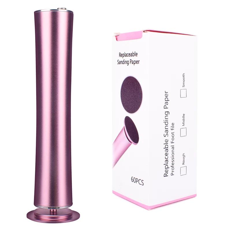 USB Rechargeable Wireless Electric Foot File Cuticle Callus Remover Machine Pedicure Tools Foot Heel Care Tool With