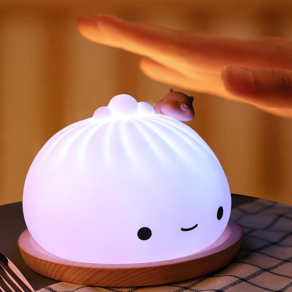 USB Silicone Dumpling Night Light