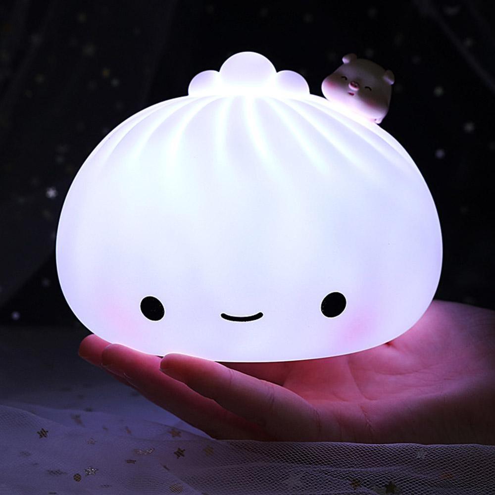 USB Silicone Dumpling Night Light USB Silicone Dumpling Night Light