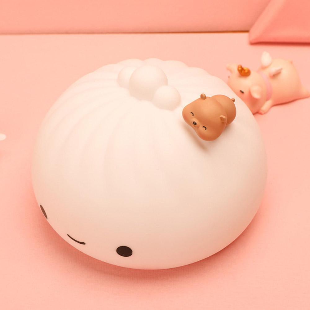 USB Silicone Dumpling Night Light USB Silicone Dumpling Night Light