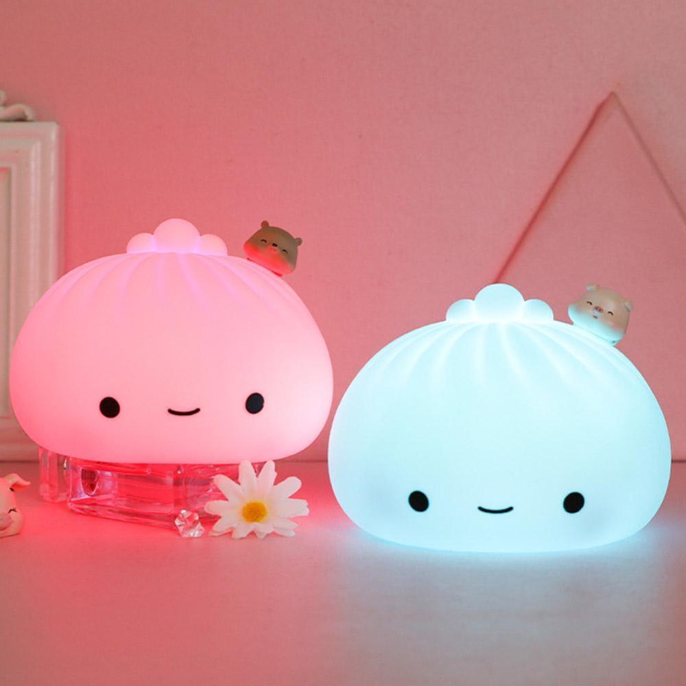 USB Silicone Dumpling Night Light USB Silicone Dumpling Night Light