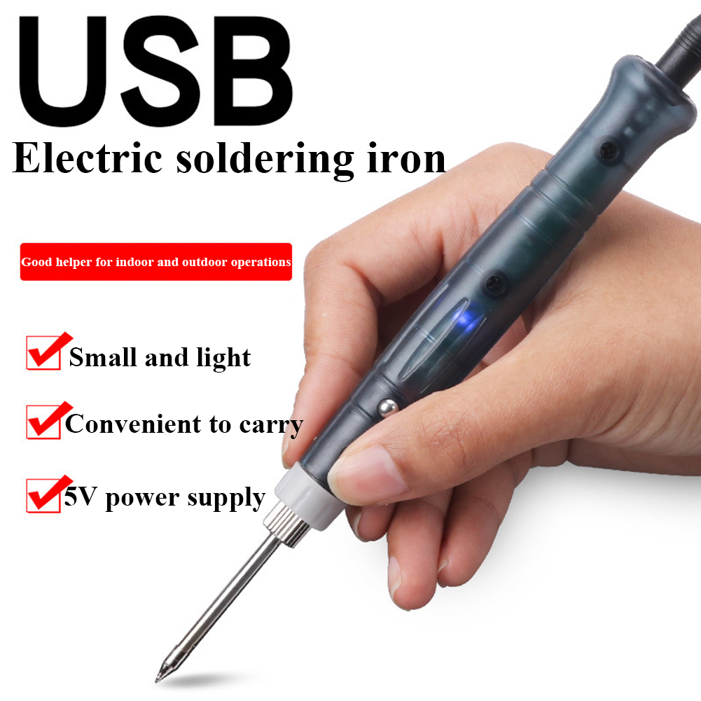 USB Soldering Iron Professional Electric Heating Tools Rework With Indicator Light Handle Welding Gun BGA Repair USB Soldering Iron Professional Electric Heating Tools Rework With Indicator Light Handle Welding Gun BGA Repair