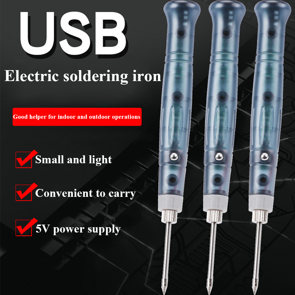 USB Soldering Iron Professional Electric Heating Tools Rework With Indicator Light Handle Welding Gun BGA Repair USB Soldering Iron Professional Electric Heating Tools Rework With Indicator Light Handle Welding Gun BGA Repair