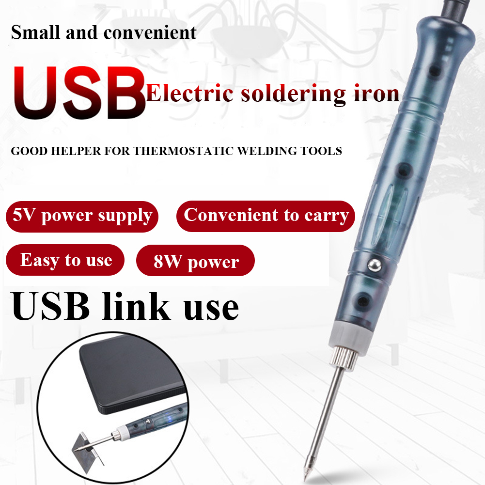 USB Soldering Iron Professional Electric Heating Tools Rework With Indicator Light Handle Welding Gun BGA Repair USB Soldering Iron Professional Electric Heating Tools Rework With Indicator Light Handle Welding Gun BGA Repair