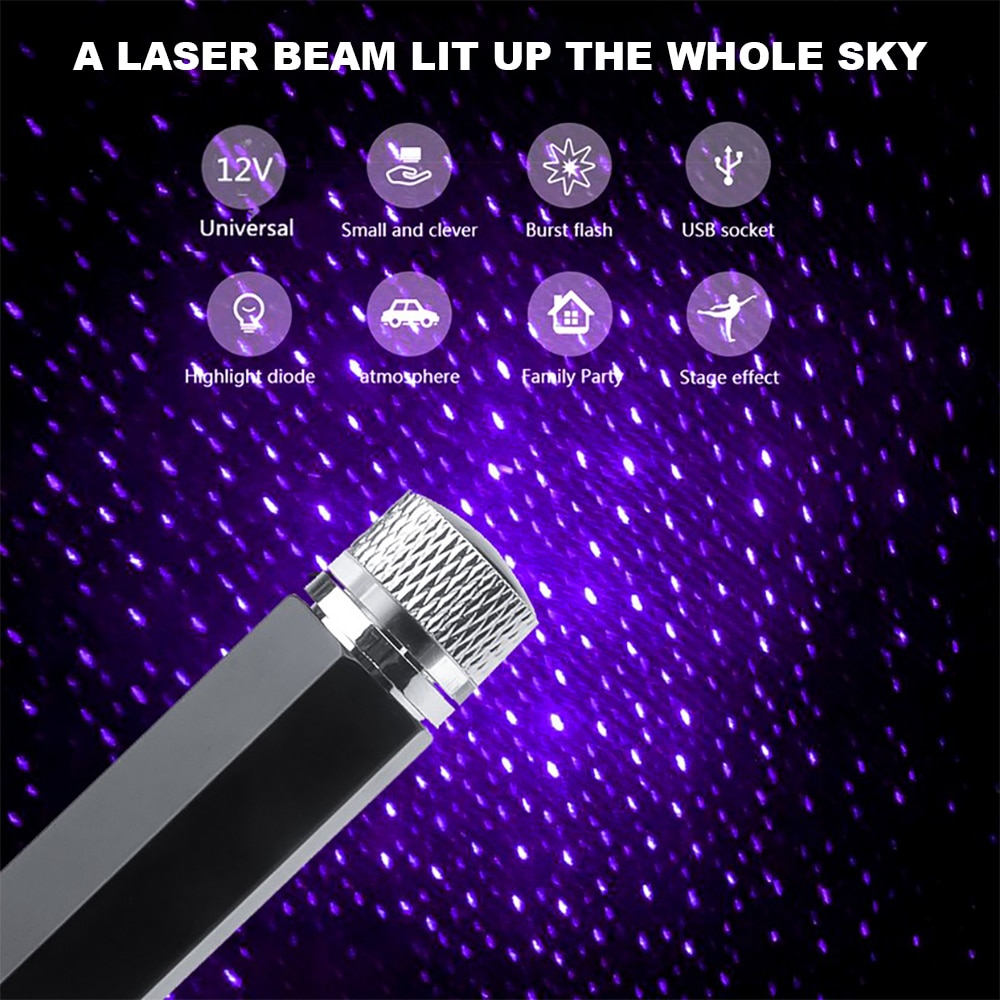 USB Star Lights Car Roof Galaxy LED USB Star Lights Car Roof Galaxy LED