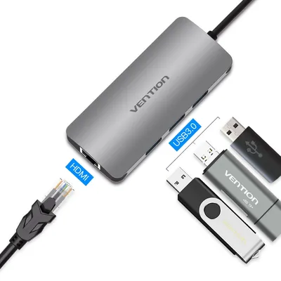 USB Type C Multifunction Adapter Hub USB Type C Multifunction Adapter Hub