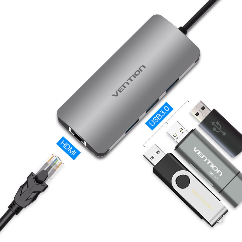USB Type C Multifunction Adapter Hub USB Type C Multifunction Adapter Hub