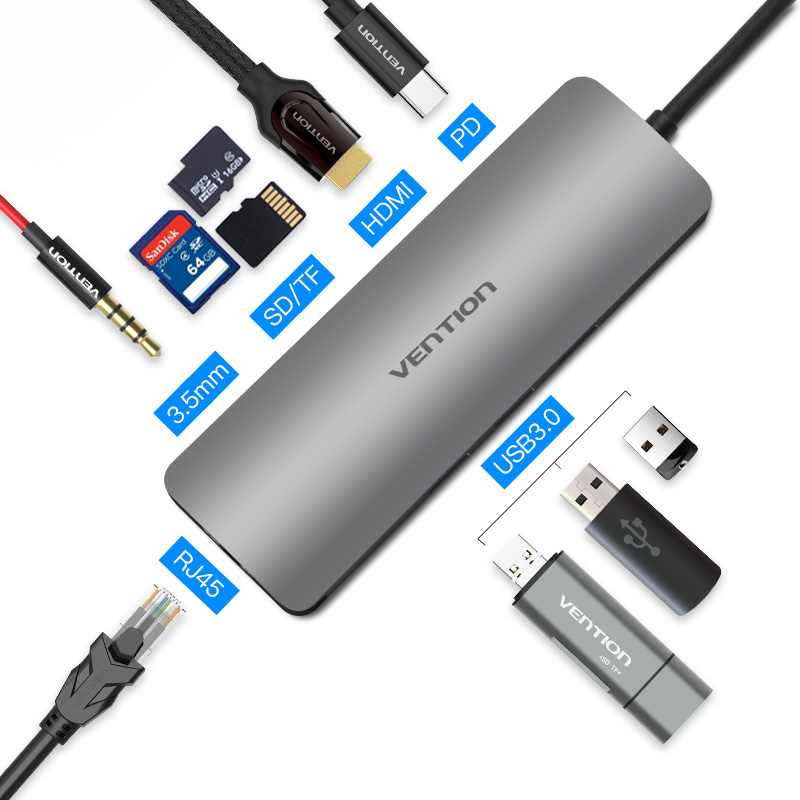 USB Type C Multifunction Adapter Hub USB Type C Multifunction Adapter Hub