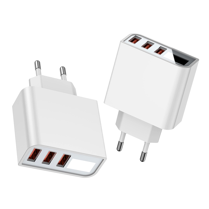 USB Wall Charger 3-Ports Fast Charger USB Wall Charger 3-Ports Fast Charger