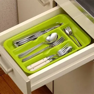 Utensil Drawer Organizer Cutlery Tray