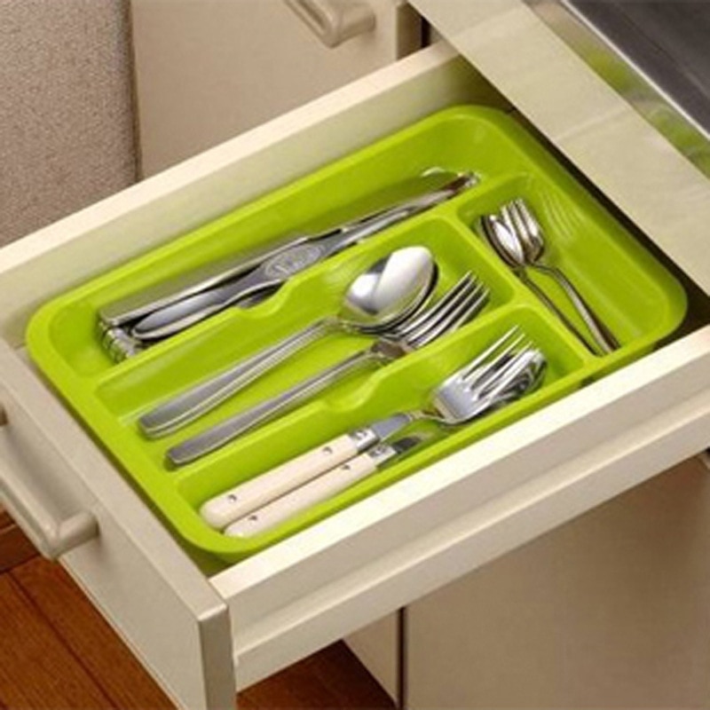 Utensil Drawer Organizer Cutlery Tray