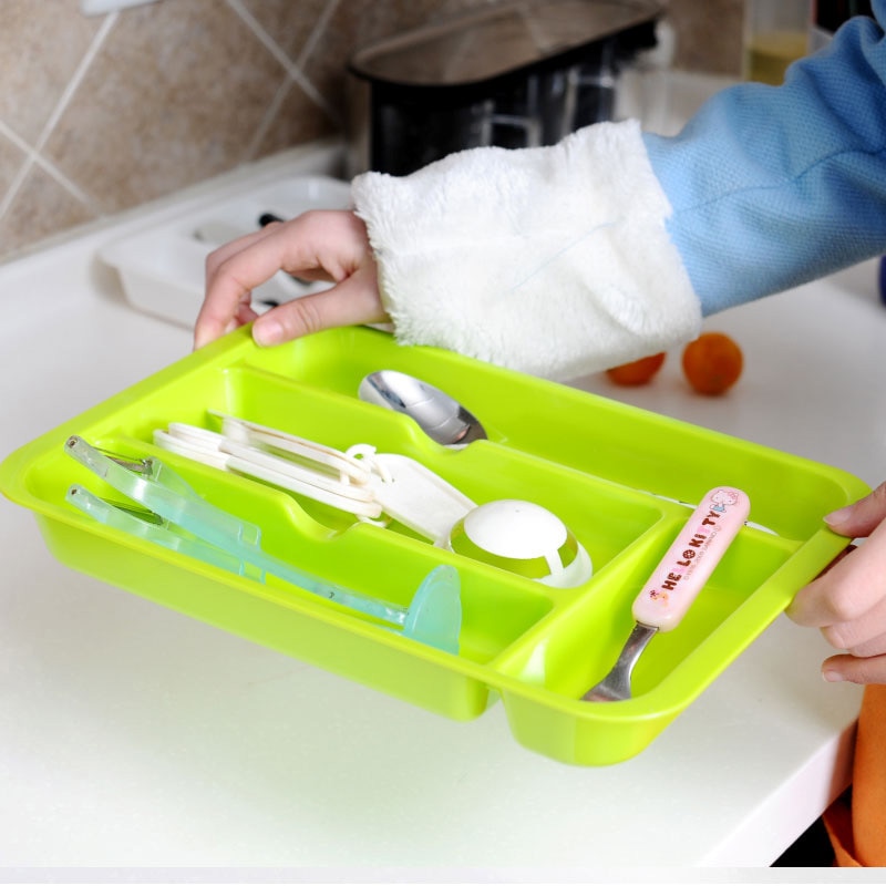 Utensil Drawer Organizer Cutlery Tray