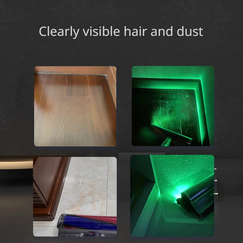 Utility Household Dust light Green torch Vacuum cleaner Dust light Laser light Cleaning and sanitation Pet Hair Vacuum
