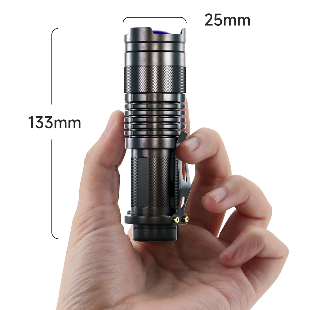 UV LED Flashlight Mini LED Torch Blacklight Wavelength Violet Light Zoomable Pet Urine Scorpion Feminine hygiene UV LED Flashlight Mini LED Torch Blacklight Wavelength Violet Light Zoomable Pet Urine Scorpion Feminine hygiene