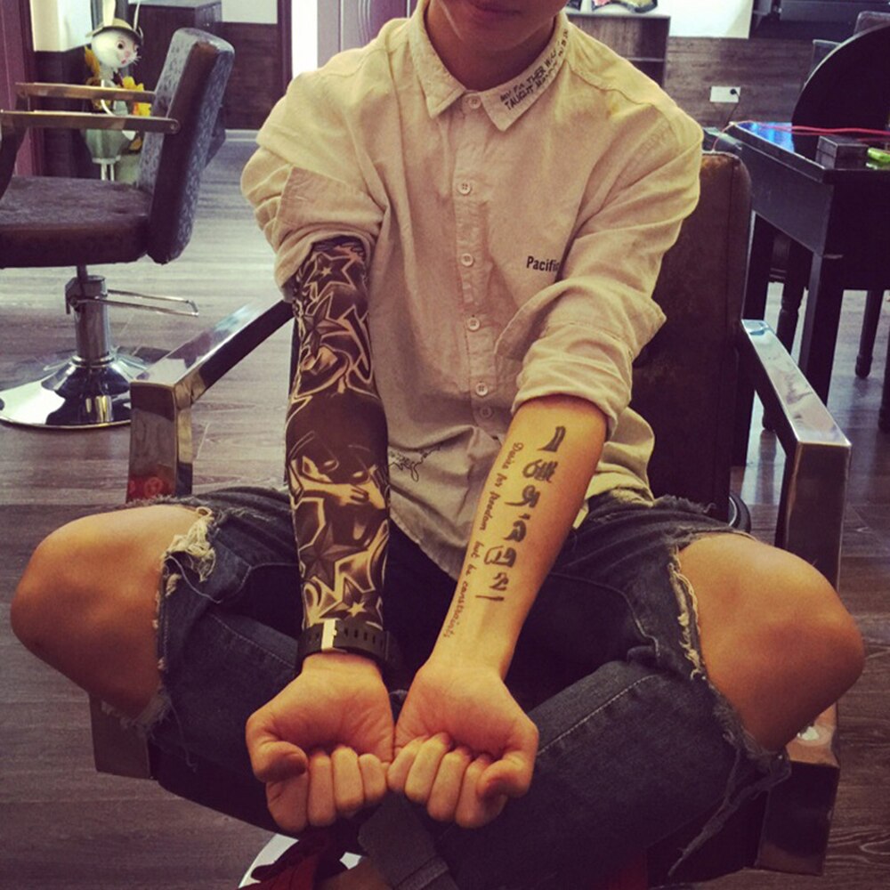 UV Resistant Fake Nylon Tattoo Sleeve UV Resistant Fake Nylon Tattoo Sleeve