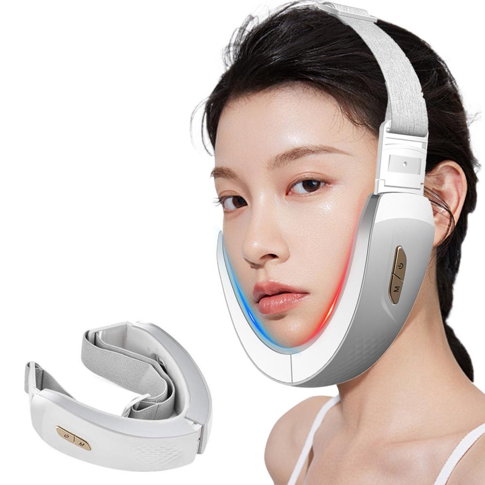V Face Facial Machine Electric V Line Up Lift Belt Face Massage LED Face Skin Lifting Firming Beauty Device Double Chin