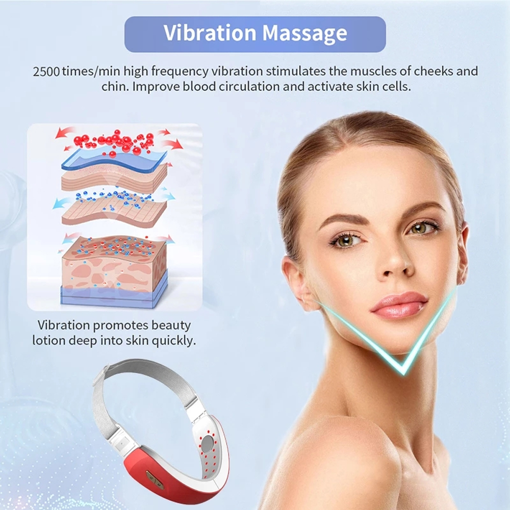 V Face Facial Machine Electric V Line Up Lift Belt Face Massage LED Face Skin Lifting Firming Beauty Device Double Chin V Face Facial Machine Electric V Line Up Lift Belt Face Massage LED Face Skin Lifting Firming Beauty Device Double Chin