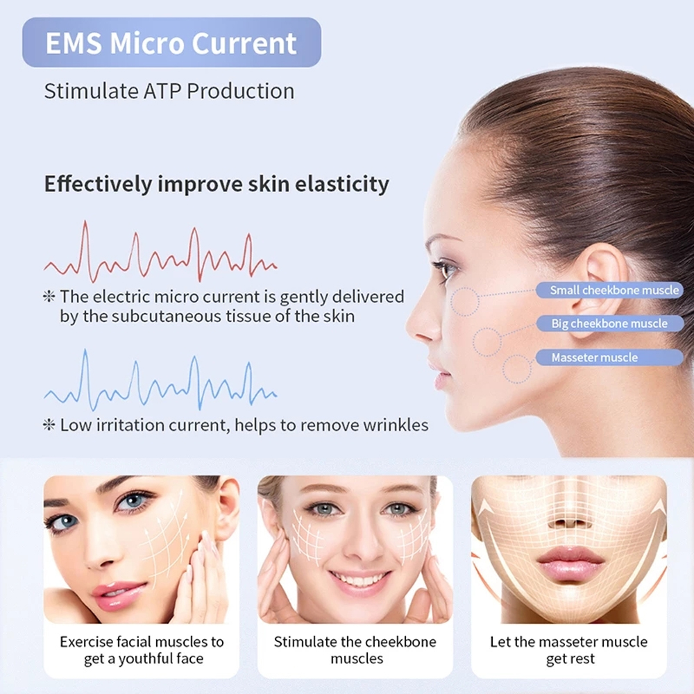 V Face Facial Machine Electric V Line Up Lift Belt Face Massage LED Face Skin Lifting Firming Beauty Device Double Chin V Face Facial Machine Electric V Line Up Lift Belt Face Massage LED Face Skin Lifting Firming Beauty Device Double Chin