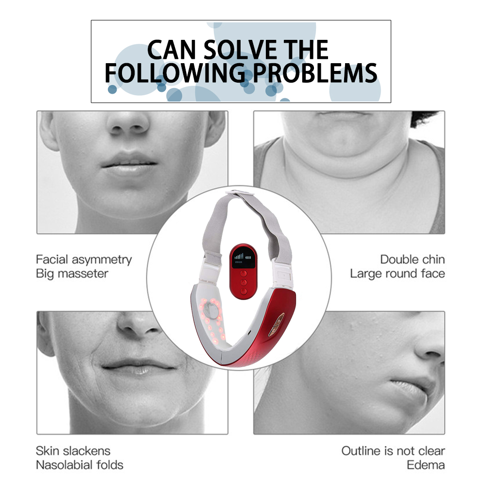 V Face Facial Machine Electric V Line Up Lift Belt Face Massage LED Face Skin Lifting Firming Beauty Device Double Chin V Face Facial Machine Electric V Line Up Lift Belt Face Massage LED Face Skin Lifting Firming Beauty Device Double Chin