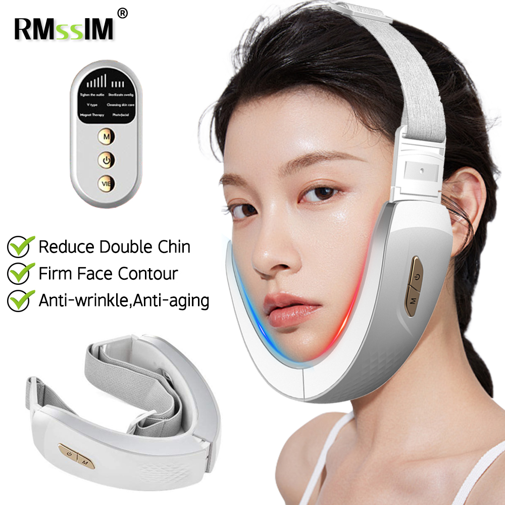 V Face Facial Machine Electric V Line Up Lift Belt Face Massage LED Face Skin Lifting Firming Beauty Device Double Chin V Face Facial Machine Electric V Line Up Lift Belt Face Massage LED Face Skin Lifting Firming Beauty Device Double Chin