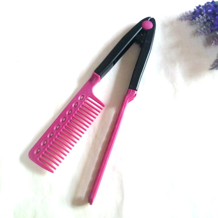 V Type Hair Straightening Comb