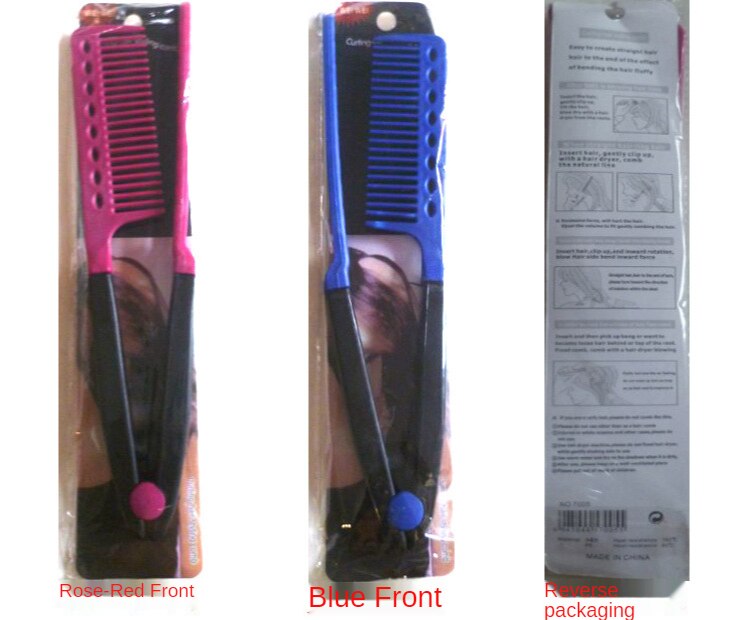 V Type Hair Straightening Comb