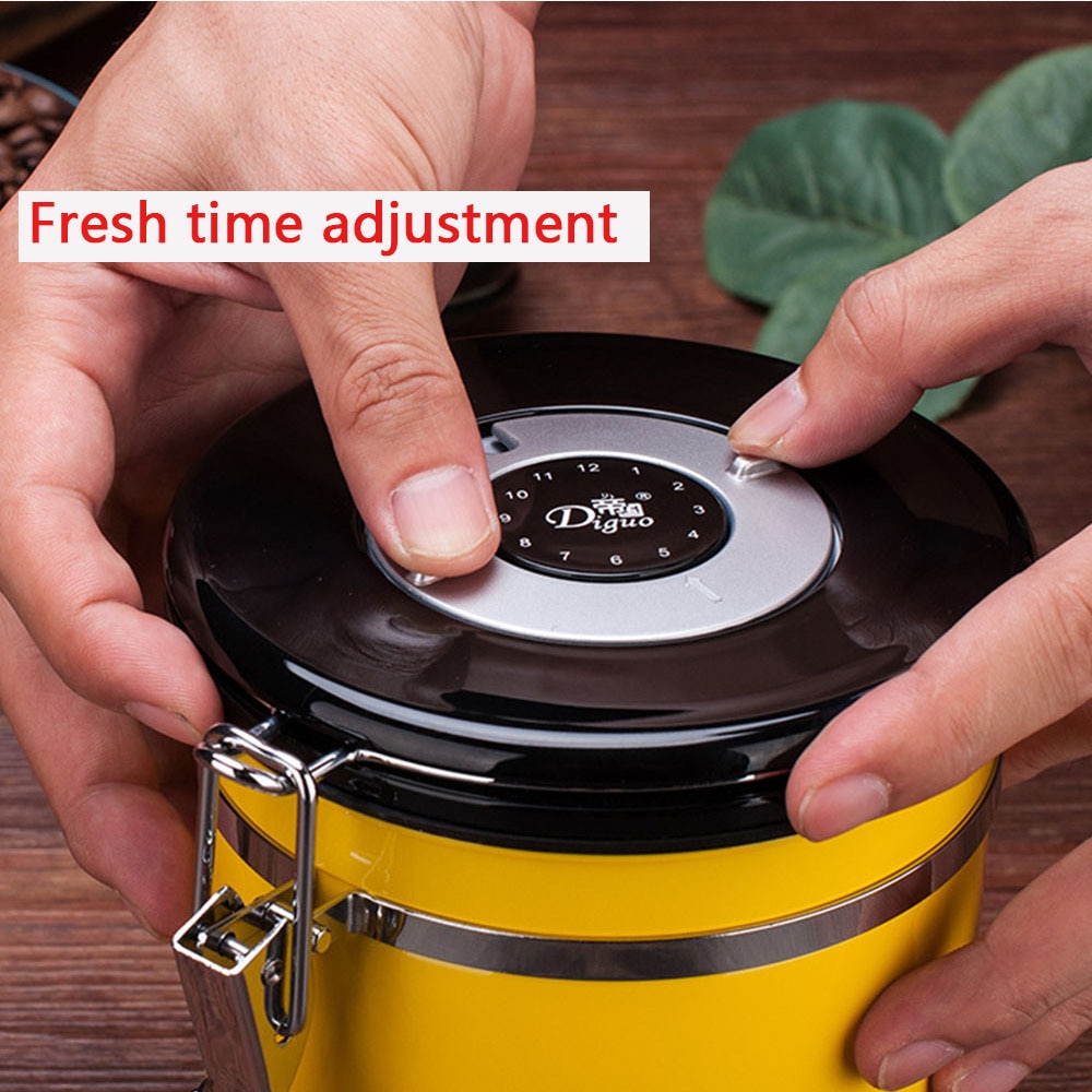 Vacuum Coffee Canister 800ml Jar Vacuum Coffee Canister 800ml Jar
