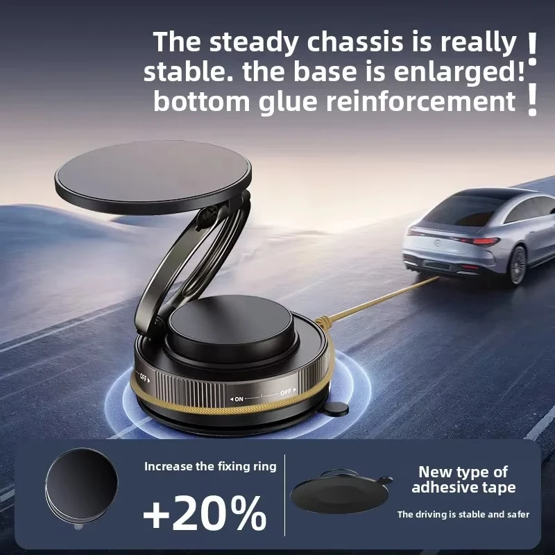 Vacuum Magnetic Phone Holder Stand, for Magsafe Suction Cup Phone MountAdjustable Swivel Lock, for Your Car/Gym/Mirror Vacuum Magnetic Phone Holder Stand, for Magsafe Suction Cup Phone MountAdjustable Swivel Lock, for Your Car/Gym/Mirror
