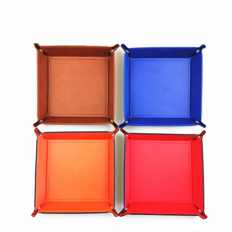 Valet Tray PU Leather Box