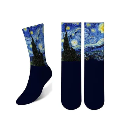 Van Gogh Socks Fashionwear Van Gogh Socks Fashionwear