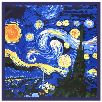 Van Gogh Starry Scarf Van Gogh Starry Scarf