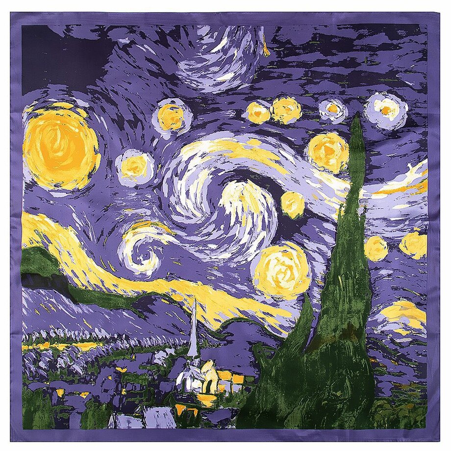 Van Gogh Starry Scarf Van Gogh Starry Scarf