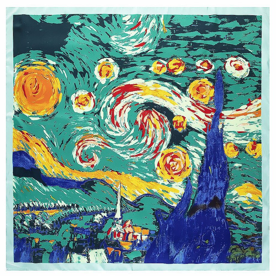 Van Gogh Starry Scarf Van Gogh Starry Scarf
