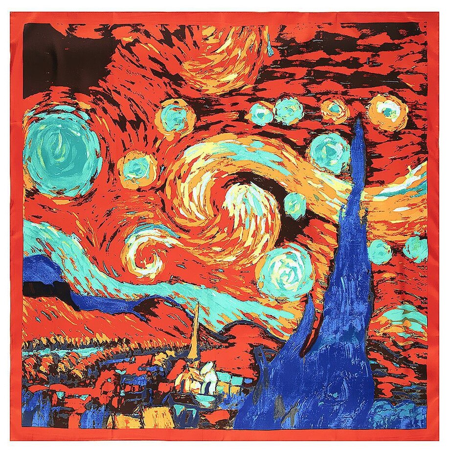 Van Gogh Starry Scarf Van Gogh Starry Scarf
