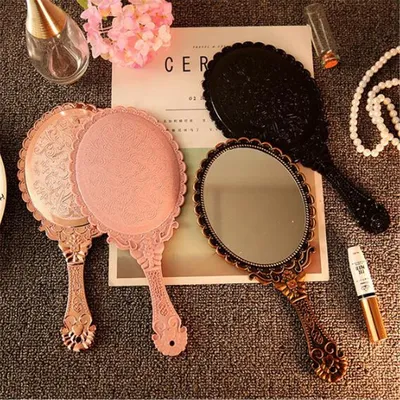 Vanity Handheld Vintage Mirror