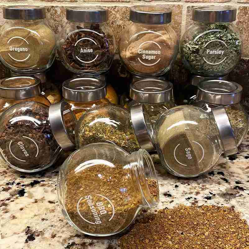 Various Bottle Jar Stickers (144 Pcs) Various Bottle Jar Stickers (144 Pcs)