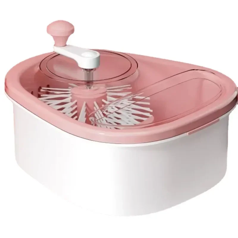 Vegetable and Fruit Washing Machine With Bowl Cover Drain Basket Full Side Rotation Cleaning Kitchen Accessories Vegetable and Fruit Washing Machine With Bowl Cover Drain Basket Full Side Rotation Cleaning Kitchen Accessories