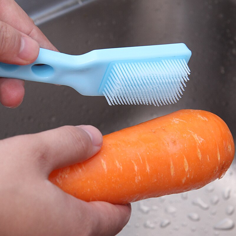 Vegetable Scrubber PVC Cleaning Brush Vegetable Scrubber PVC Cleaning Brush