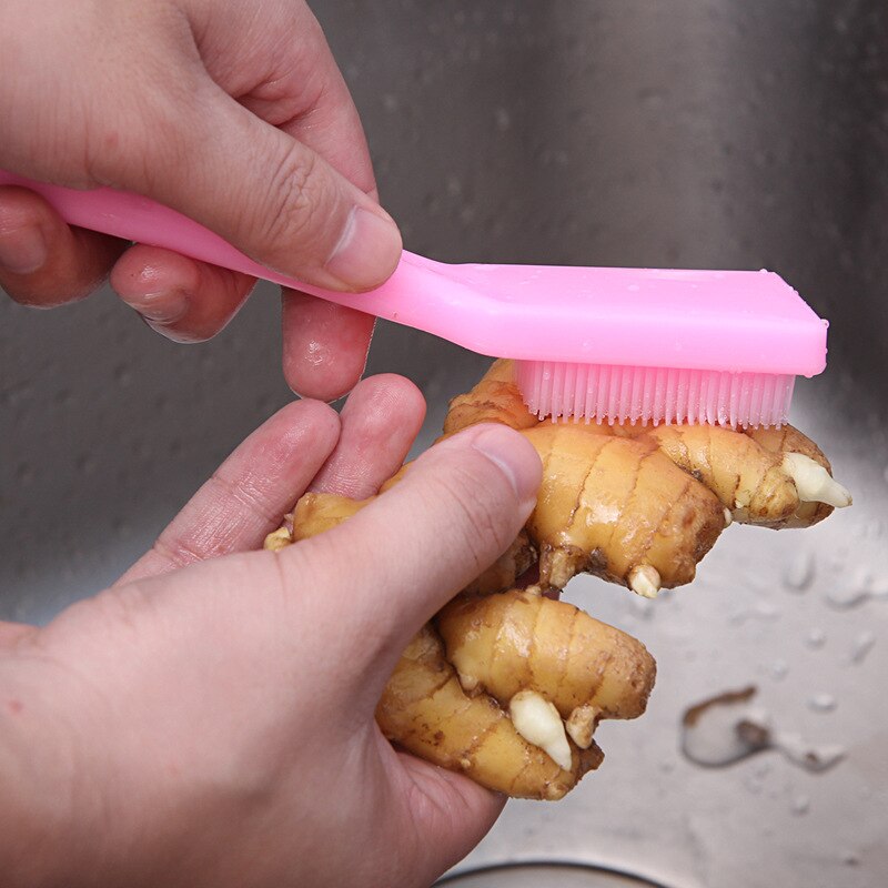 Vegetable Scrubber PVC Cleaning Brush Vegetable Scrubber PVC Cleaning Brush