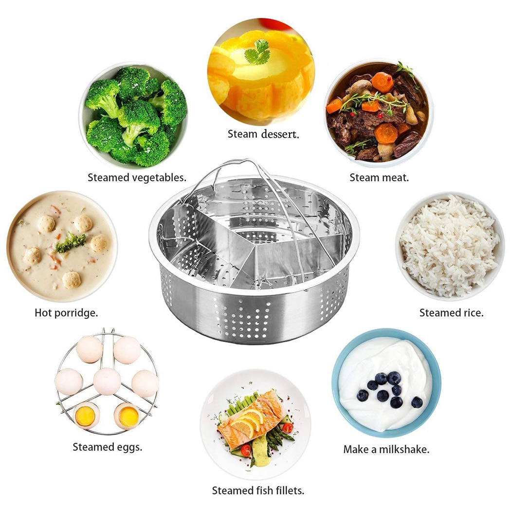 Vegetable Steamer Basket 3PC Set