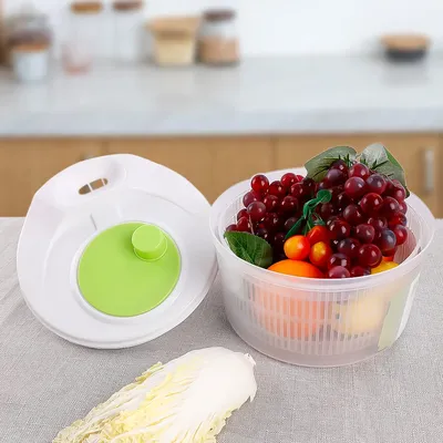 Vegetables Salad Spinner Lettuce Multifunction Dehydrator Greens Washer Dryer Strainer Manual Vegetable Drainer Kitchen Vegetables Salad Spinner Lettuce Multifunction Dehydrator Greens Washer Dryer Strainer Manual Vegetable Drainer Kitchen