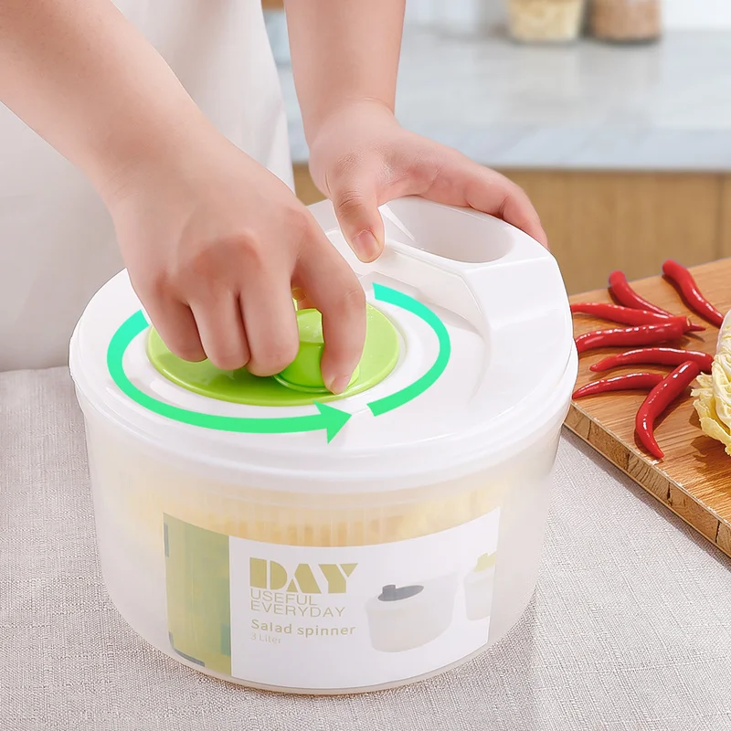 Vegetables Salad Spinner Lettuce Multifunction Dehydrator Greens Washer Dryer Strainer Manual Vegetable Drainer Kitchen Vegetables Salad Spinner Lettuce Multifunction Dehydrator Greens Washer Dryer Strainer Manual Vegetable Drainer Kitchen