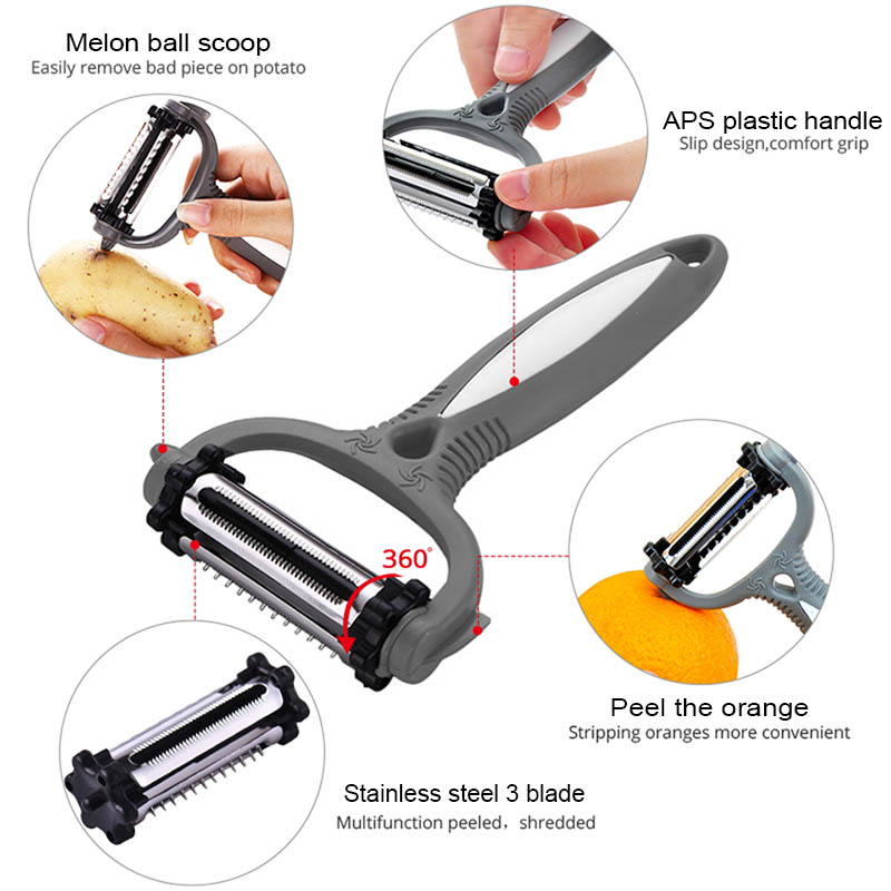 Veggie Peeler Rotating Slicer Tool