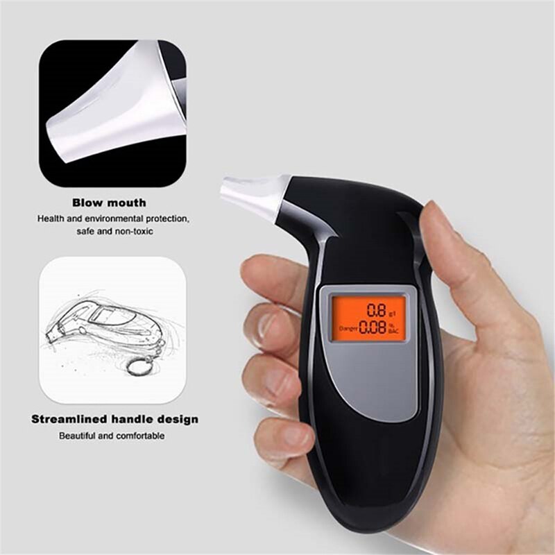 Vehicle Breathalyzer Blowing Digital Display Detector For Vehicle Portable Drink-driving Breathalyzer Vehicle Breathalyzer Blowing Digital Display Detector For Vehicle Portable Drink-driving Breathalyzer
