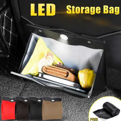 Vehicle Storage Back Seat LED Bag Vehicle Storage Back Seat LED Bag