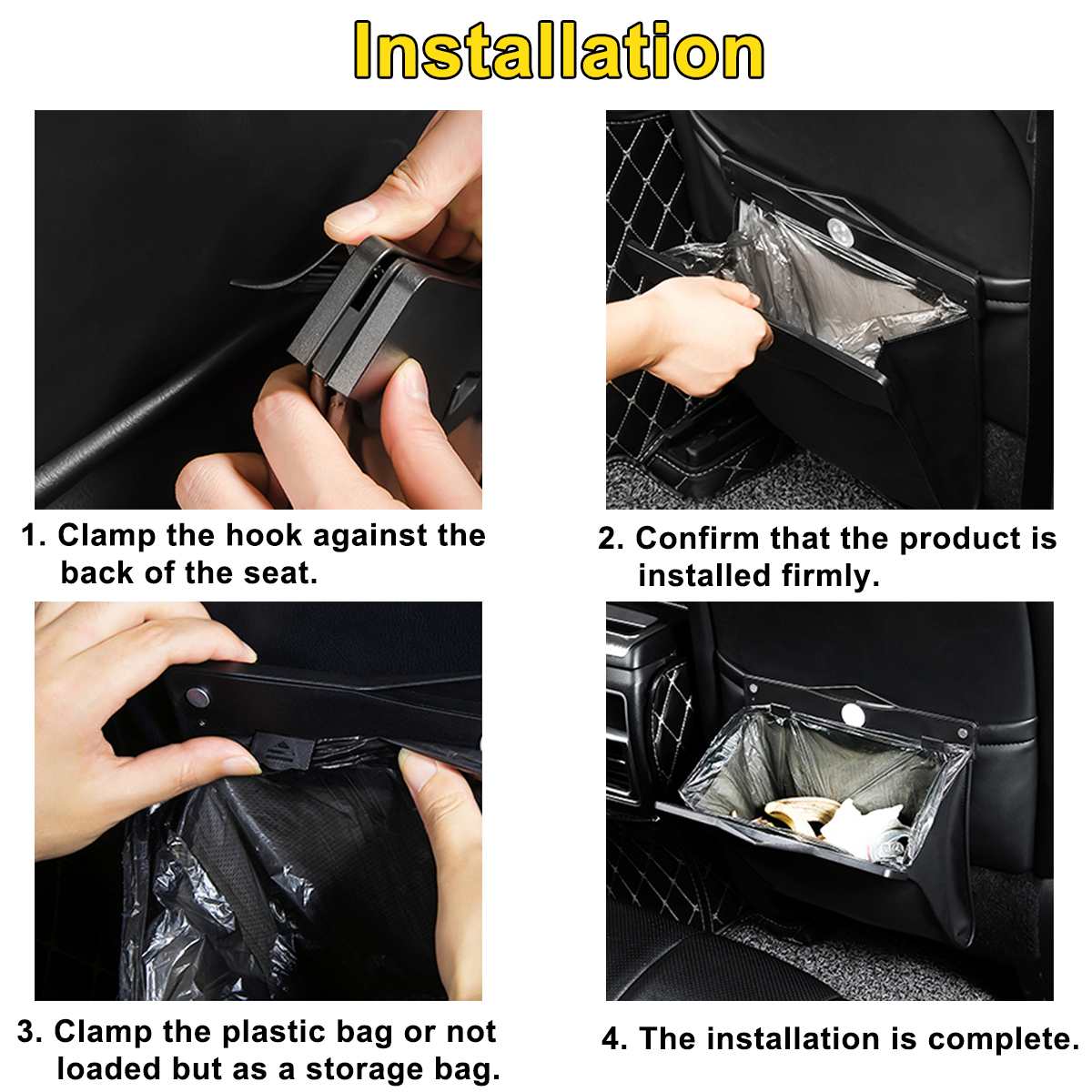 Vehicle Storage Back Seat LED Bag Vehicle Storage Back Seat LED Bag