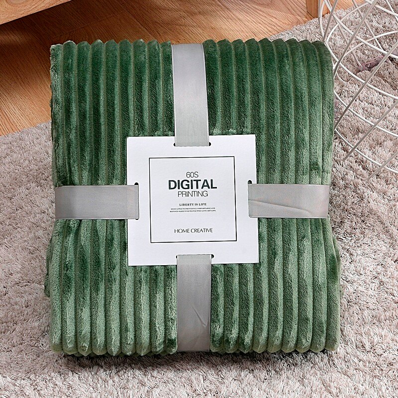 Velvet Blanket Warm Travel Cover Velvet Blanket Warm Travel Cover