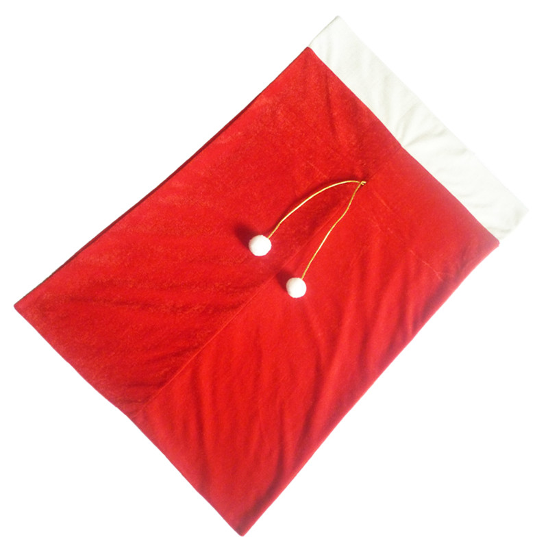 Velvet Drawstring Christmas Santa Bag