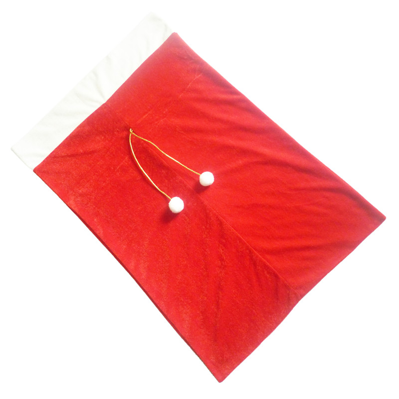 Velvet Drawstring Christmas Santa Bag